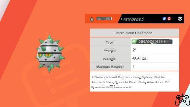 Dónde encontrar Ferroseed en Pokémon Sword and Shield