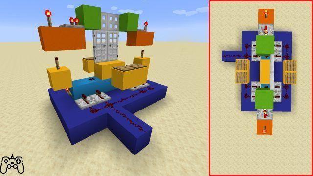 Puertas dobles de hierro Minecraft 1.14 | Cómo construir con Redstone